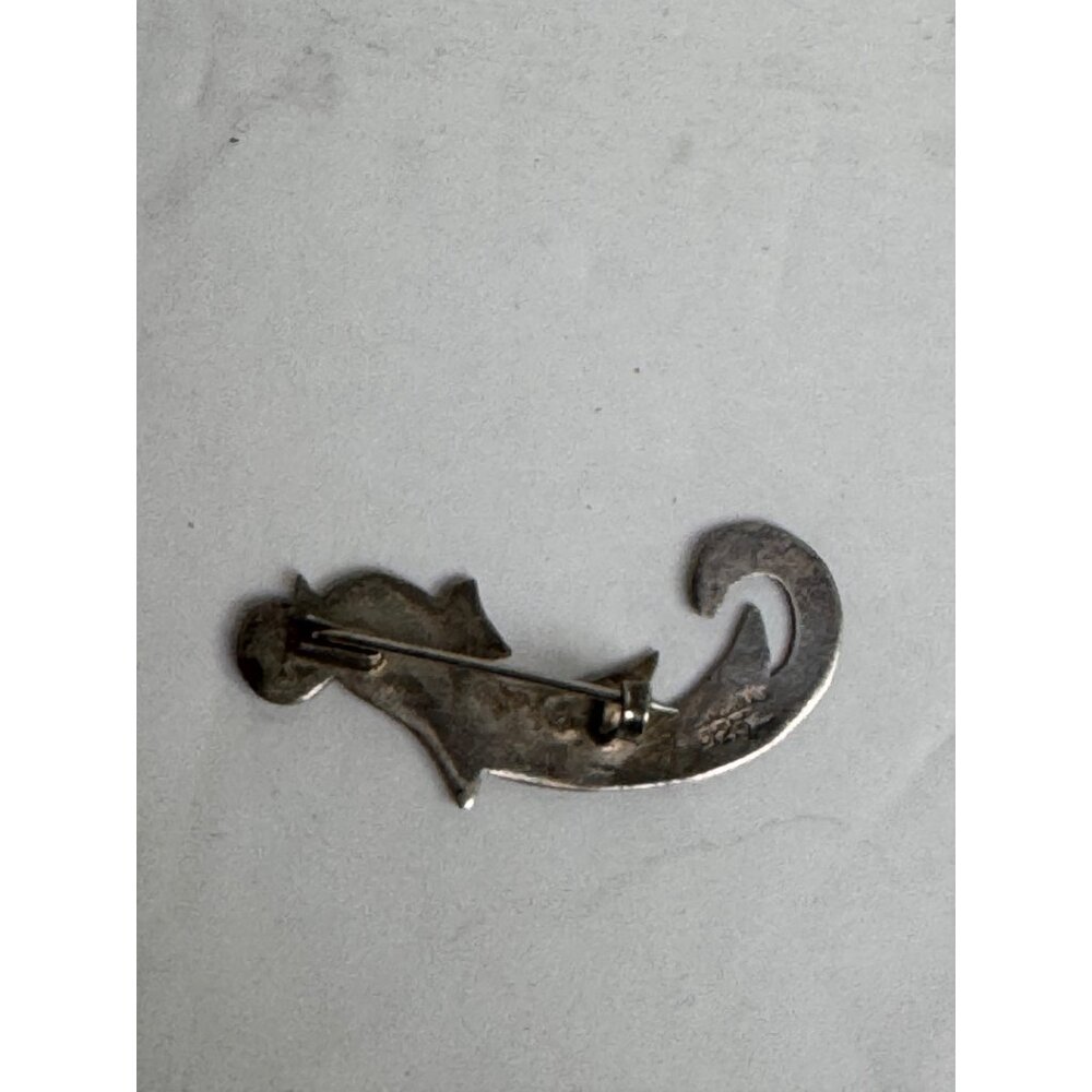 Vintage Sterling Silver Bird Brooch Pin Intricate Design 925 1 1/4" 1.25g - Picture 7 of 12